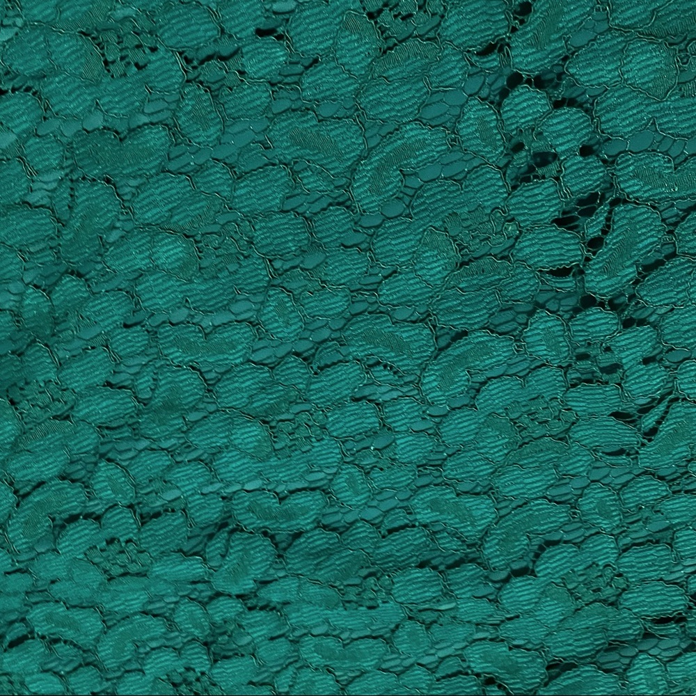 Trina Turk green lace dress
